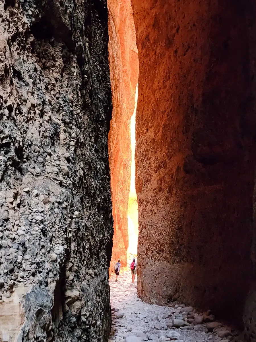 Incredible rock crevice at the Bungle Bungles. CCC Tours